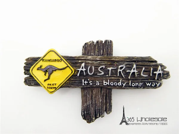 Australia Road Sign Tourist Souvenir Fridge Magnet - 4