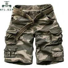 Летние армейские военные Маскировочные шорты мужские с ремнем повседневные камуфляжные до колен мужские короткие брюки-карго бермуды hombre