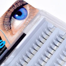 1 коробка 60 Индивидуальные Накладные ресницы для наращивания D curl накладные ресницы инструмент для нанесения макияжа 8 мм/10 мм/12 мм