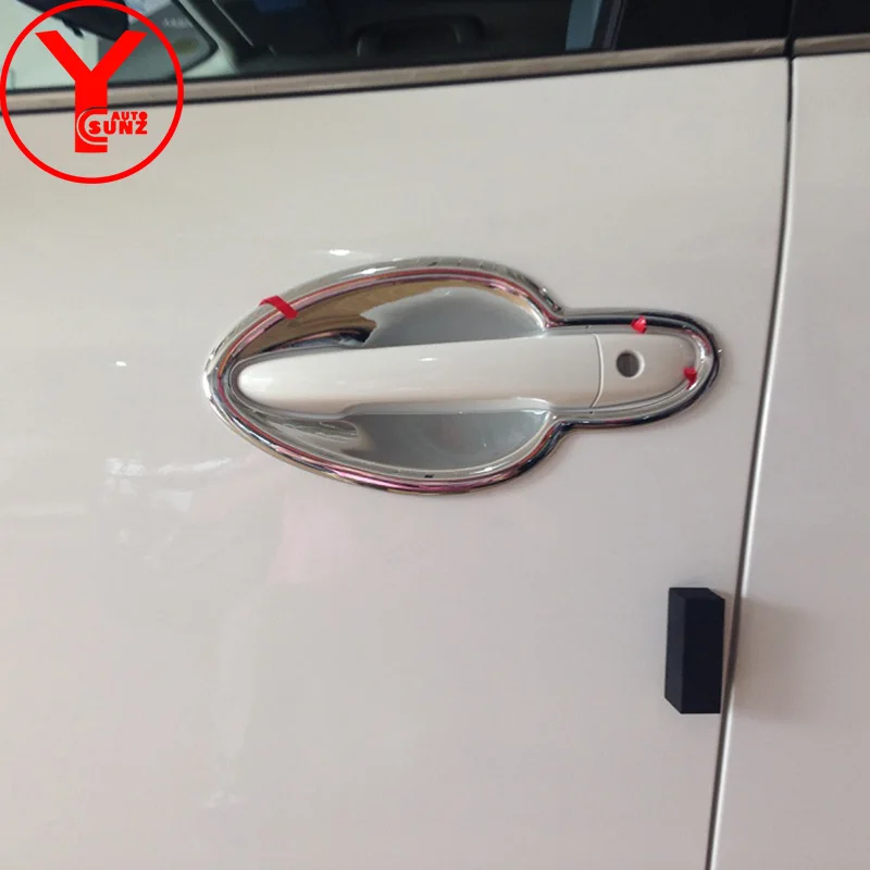 Хромированная крышка ручки двери для Mazda 3 Axela 2014 2016 аксессуары ABS дверная ручка