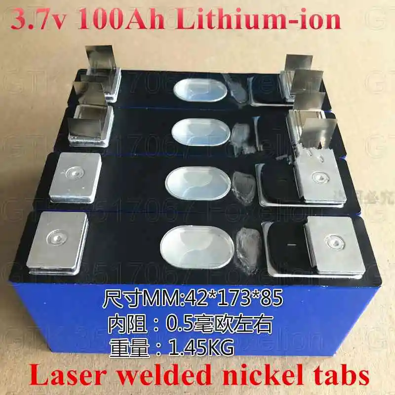 3 16 шт 7 В 100ач батарея 100А lipo аккумулятор diy Солнечная для домашнего хранения