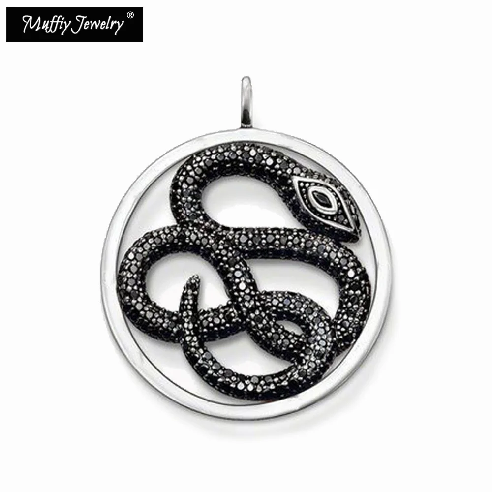 

Round Snake Pendant,Thomas Style Glam Jewelry Good Jewerly For Women,2017 Ts Gift In 925 Sterling Silver,Super Deals