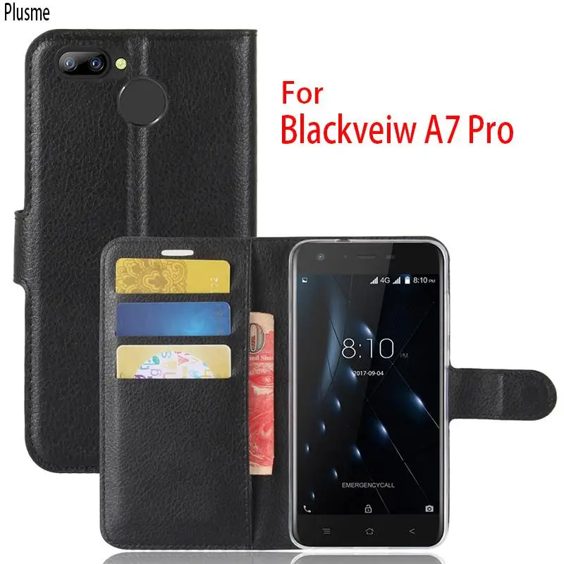 

For Blackview A7 Pro Case Luxury PU Leather Case Stand Flip Cover Protective Full Phone Case PERFECT for Blackview A7 Pro 5.5