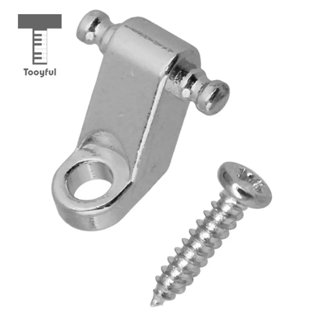 Tooyful 2Pc Roller String Tree String Retainer Mounting Tree Guide for Electric Guitar Parts Replacement