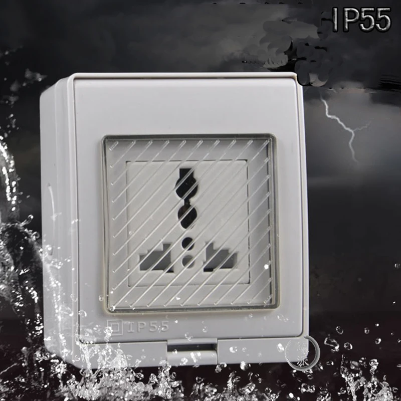 

86 Type Waterproof More Function Socket Room Within TOILET Defence Splash Box Outdoors Surface Mounted Switch Waterproof Box