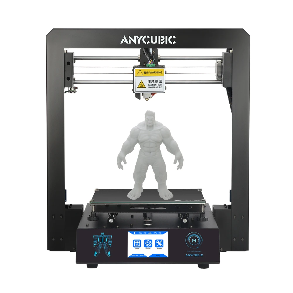 ANYCUBIC 3d принтер I3 Мега Большая печать DIY комплект пространство TFT цветной сенсорный экран Полный металлический каркас платформа drukarka 3d imprimante