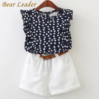 New Summer Chiffon Casual Children Sets