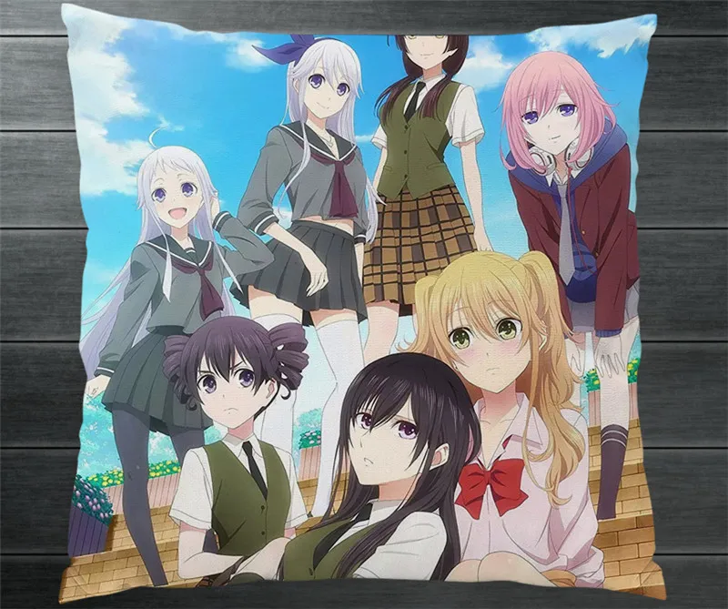 Аниме цитрусовые Aihara Yuzu Mei Kiss Двусторонняя Подушка Чехол s обнимая для подушки Otaku