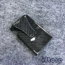 Легкий и тонкий карбоновый волоконный кошелек зажим для визиток