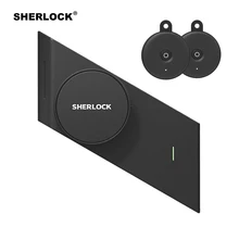 Sherlock S2 Fingerprint + Password Electronic Door Lock Add 2Pcs Keys Electric Smart Lock Bluetooth Wireless APP Phone Control