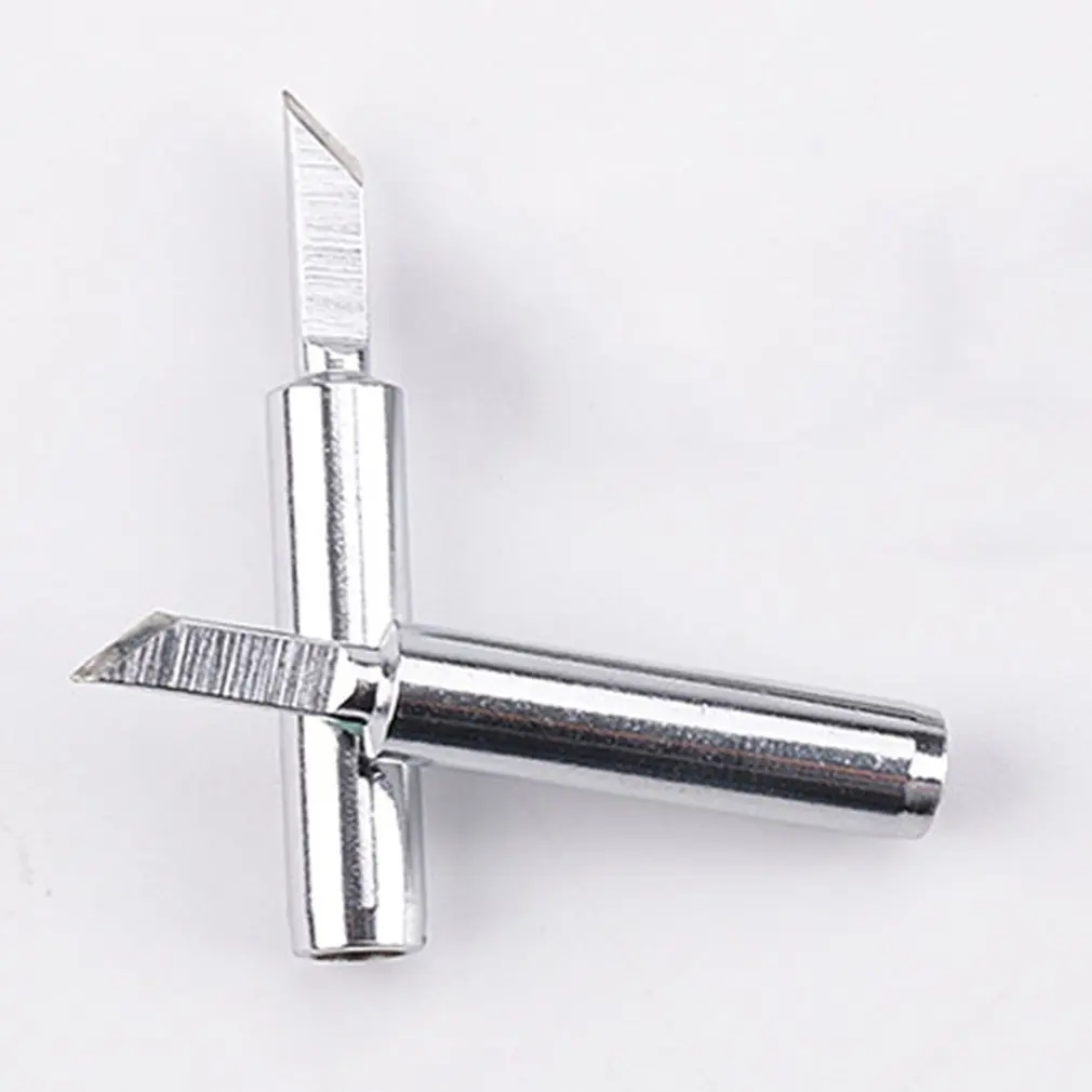 

936 Soldering Iron Tips Copper Welding Station Solder Iron Tips Head Replacement for Solder Repair Tools 5/10pcs