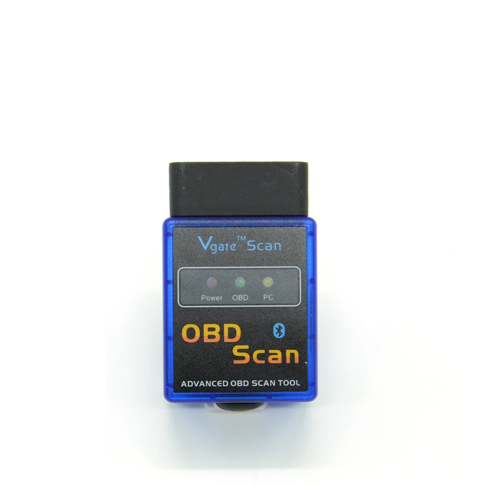 

50pcs/lot MINI ELM 327 Bluetooth Vgate Scan OBD2 / advanced obd scan OBDII ELM327 V2.1 Code Scanner Free Shipping