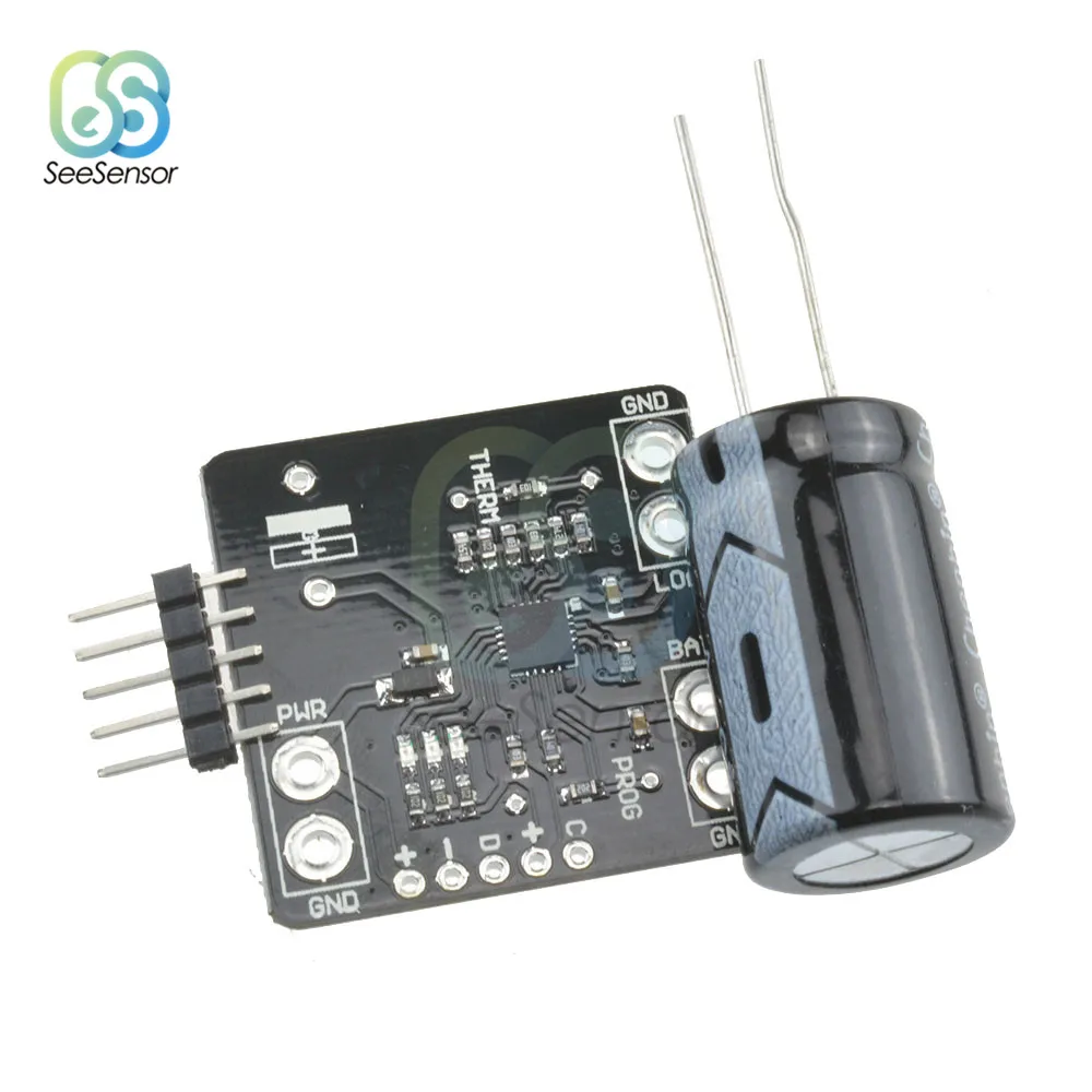 

MCP73871 Solar Lithium Battery Charging Module DC 5V Lithium-Ion Lithium Polymer Battery Charger Board Power Bank