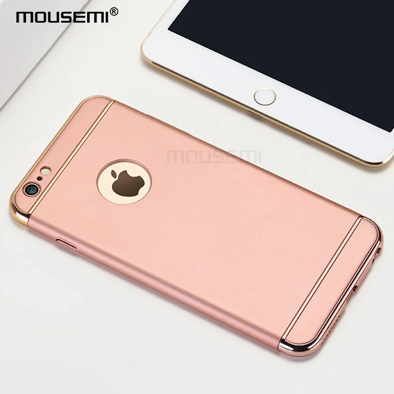 CAPAME для iPhone 7 6 6S 5 5S se 8 Plus X жесткие пластиковые чехлы полное покрытие ультра тонкие
