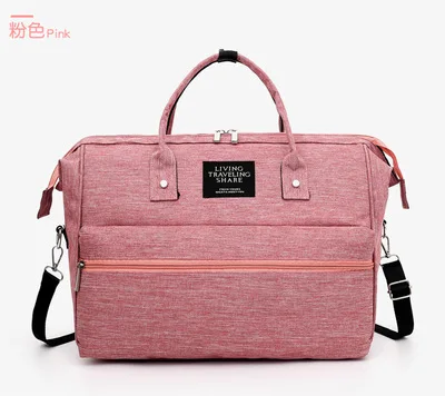 Mummy Backpack Waterproof Casual Laptop Bag Milk Bottle Bag Large Capacity Diaper Bags for Mommy Multifunctional Four Colour - Color: pink