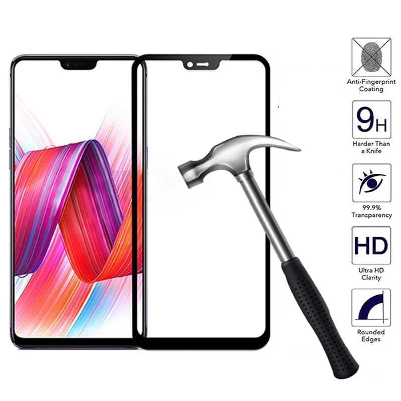 2.5D HD защитная пленка на экран для OPPO F7 F5 чехол закаленное стекло oppo F 7 5 защитное Vivo