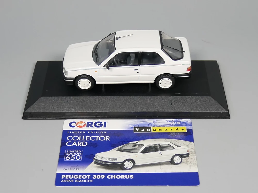 COR GI 1:43 peugeot 309 хор бутик сплав автомобиль игрушки для детей модель детской игрушки прозрачная коробка