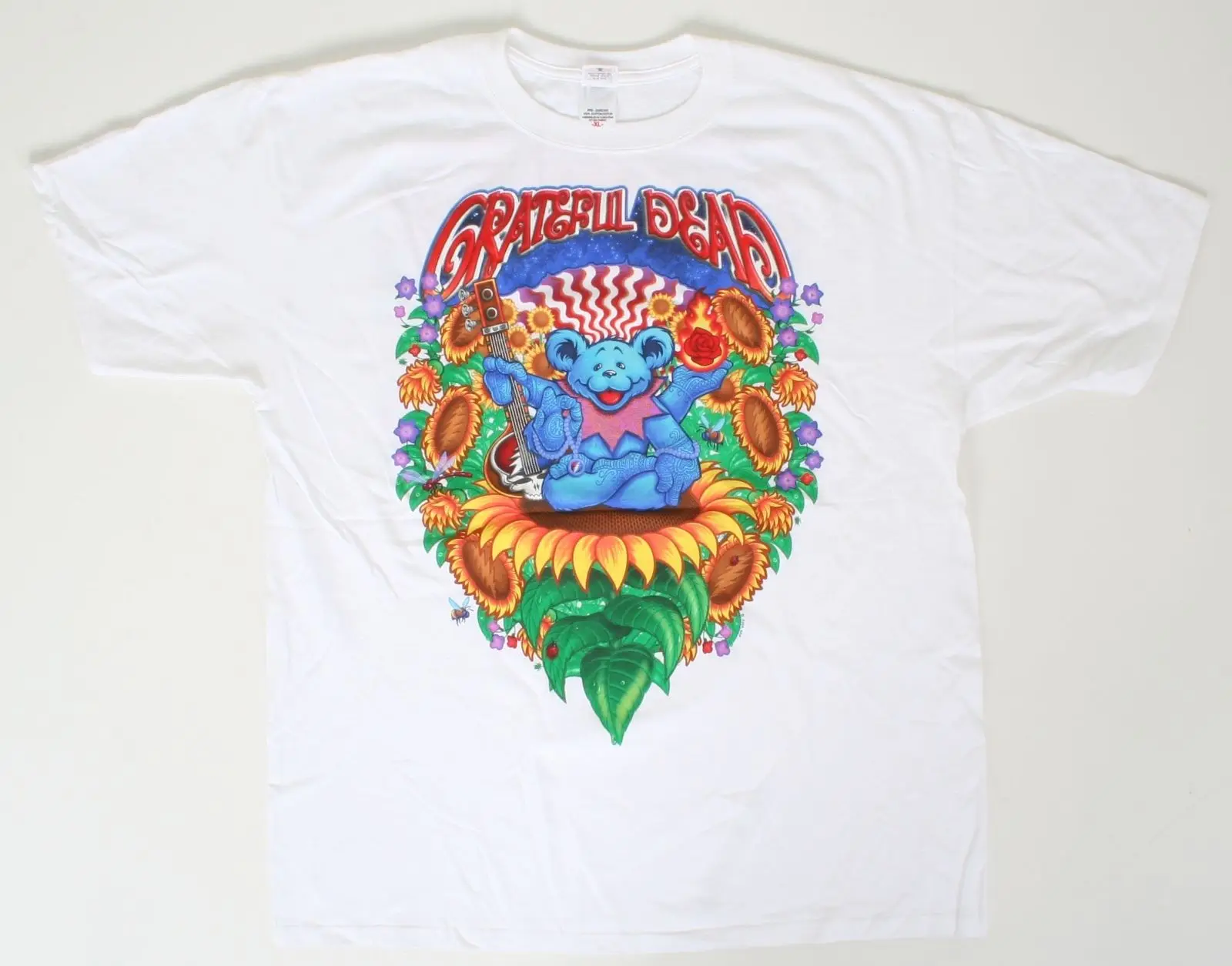 Grateful Dead-гуру медведь-2 SIDED-T-SHIRT xl только Garcia Вейр | Мужская одежда