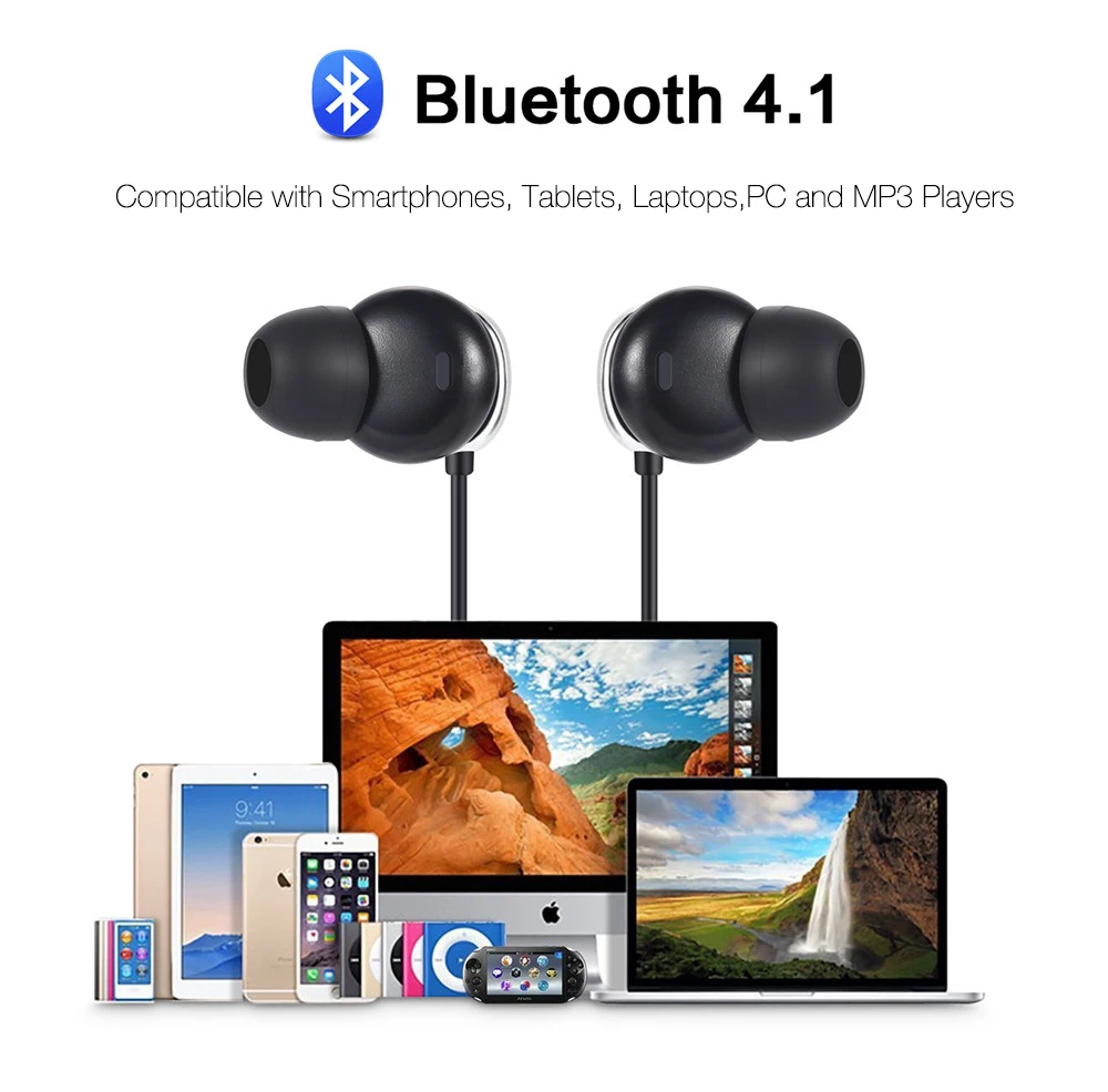 August EP725 Wireless ANC Bluetooth 4.1 Sport Earphones