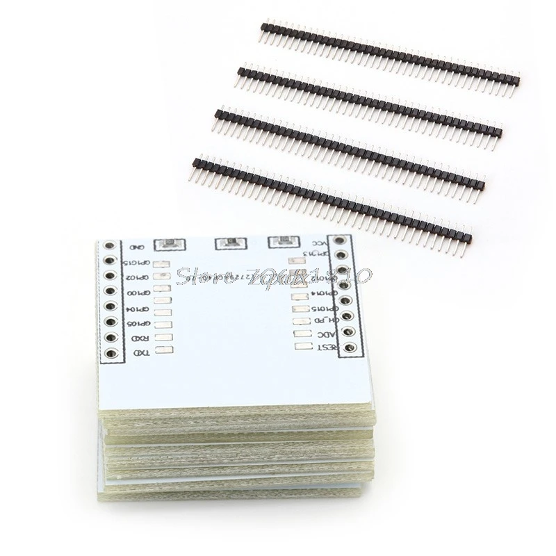 10 шт. для ESP8266 WiFi модуль Breakout плата адаптер пластина ESP 07 12 оптовая продажа и Прямая