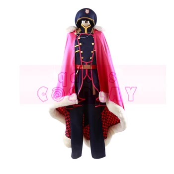 

Anime! IDOLiSH7 Re:vale NO DOUB MOMO Gothic Military Uniforms Cosplay Costume Full Set Custom-made Size For Unisex Free Shipping