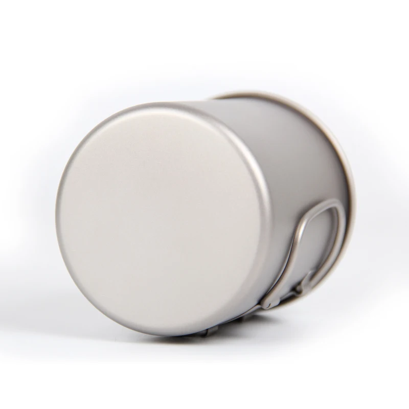 Keith Ti3200 de titanio de vaso al aire libre vajilla de agua de vidrio viajar fijo mango 220 ml taza