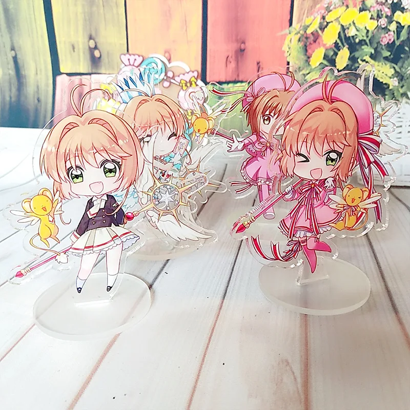 

10cm Anime Cardcaptor Sakura Card Captor Sakura Acrylic Standing Plate Model Home Decor