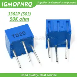 10 шт. 3362P-204LF 3362P 503 50k ohm триммер регулируемый резистор потенциометра 3362p-1-503