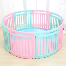 Детская игровая ограда для помещений, забор для безопасности малышей, забор для ползания, Детская домашняя игрушка в раю, забор для детей, свободная комбинированная форма