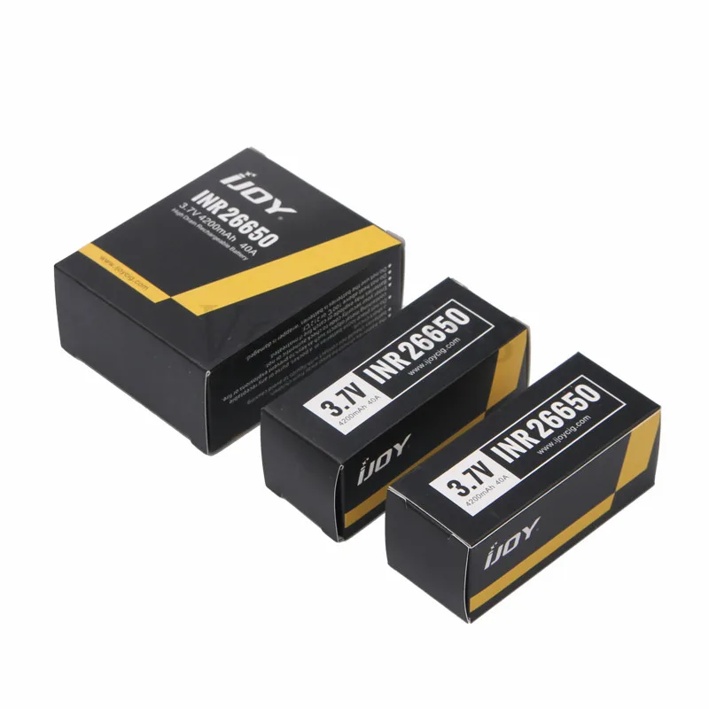 Original IJOY 26650 battery 4200mAh 3.7vV 40A Rechargeable Electronic Cigarette Battery for 26650 Vape Box Mod 02