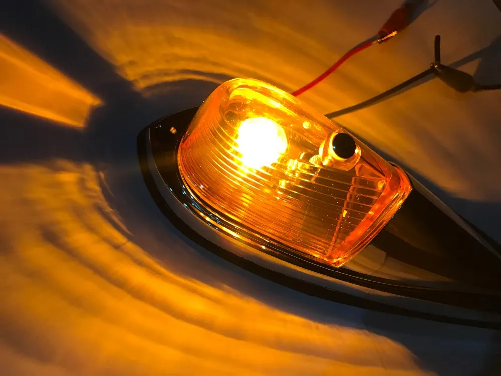 5 шт. Универсальный Teardrop Amber крыше кабины самосвала полуприцеп оформление