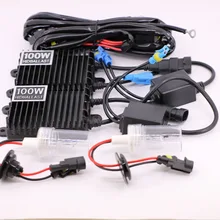 Веселая рыбка высокое качество переменного тока 12 V 100 W ксенон спрятал конверсию комплект H1 H3 H7 H11 9005 9006 880 4300 K 5000 K 6000 K 8000 K 10000 K 12000 K