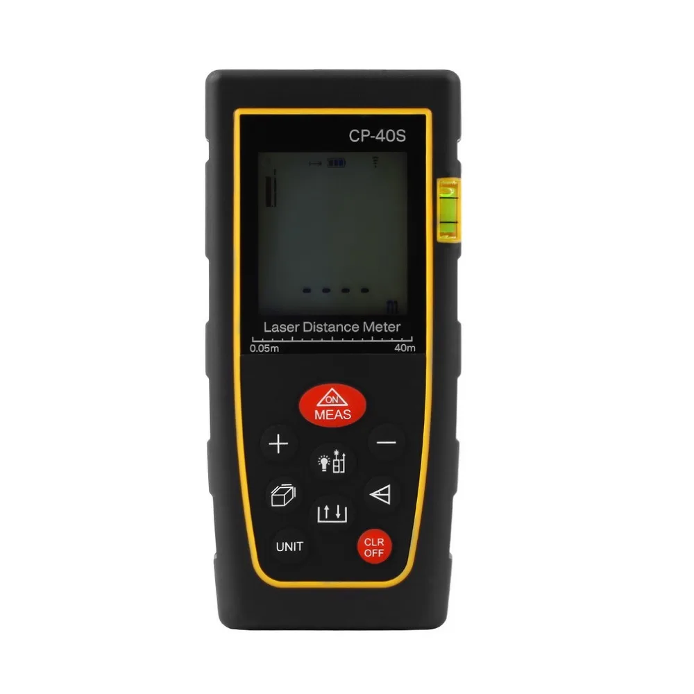 40M Handheld Digital Laser distance meter font b Rangefinder b font Range finder Bubble level Tape