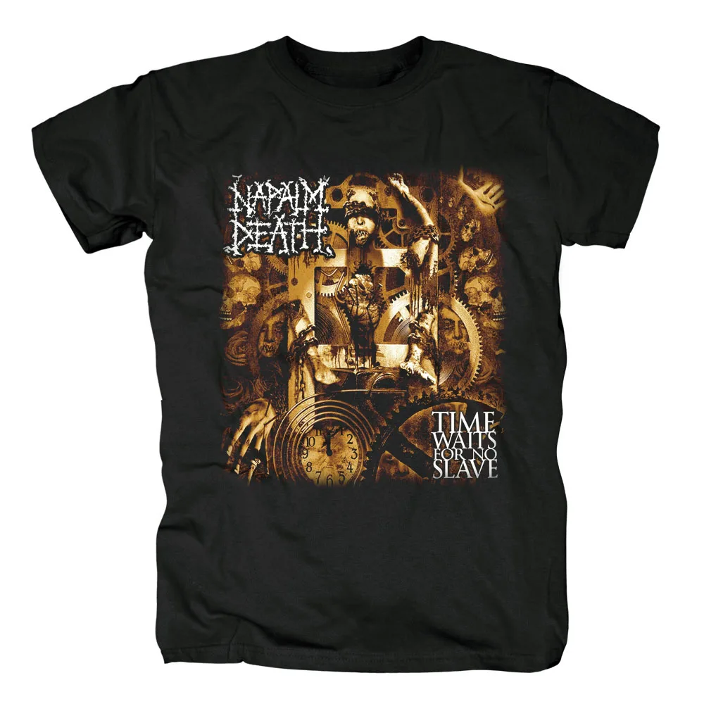

Bloodhoof Napalm Death Hell Alternative Metal pop music new black cooton T-shirt Asian Size
