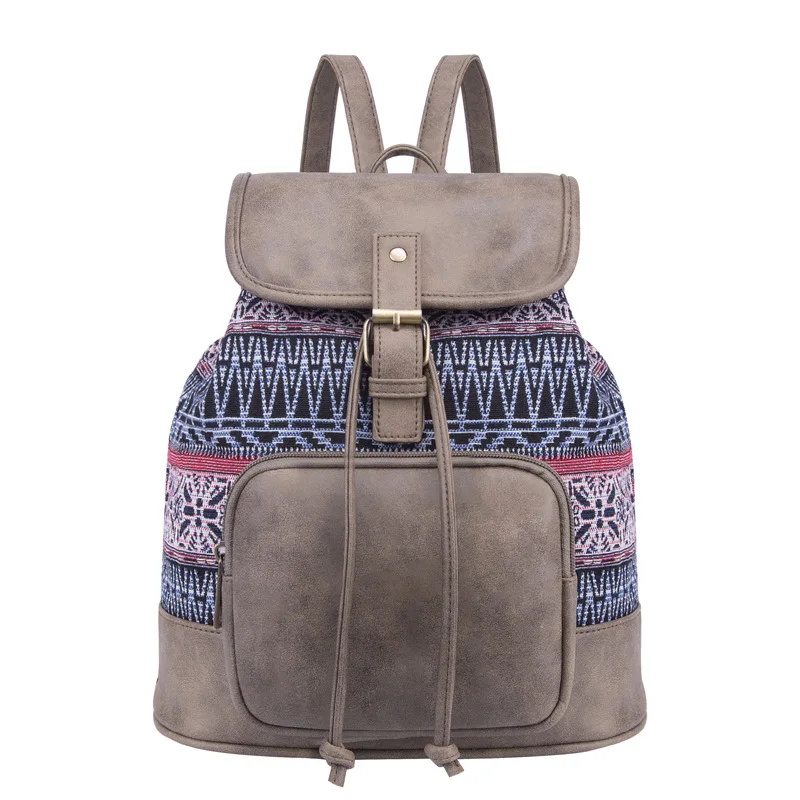 DIDABEAR женский рюкзак с принтом, холщовая школьная сумка для девочек-подростков, сумки для женщин, bolsa feminina mochila Bagback - Цвет: C2