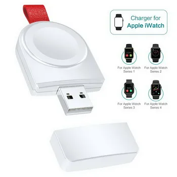 

Portable Fast Charging Magnetic Wireless USB Charger Dock for Apple Watch iWatch 1/2/3/4 Wireless Charger 3C30