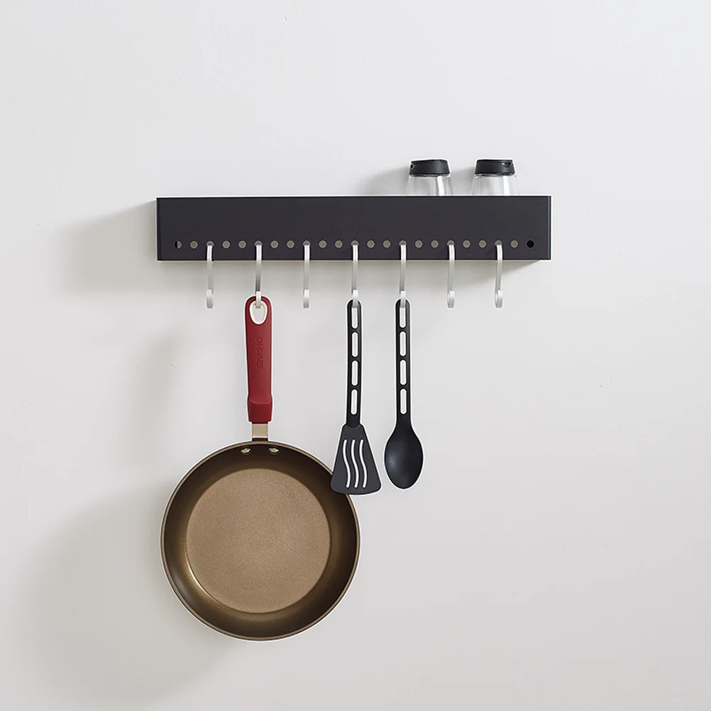  A1 Space aluminum frame wall hanging kitchen storage rack space aluminum frame wall hanging spice r - 32911763495