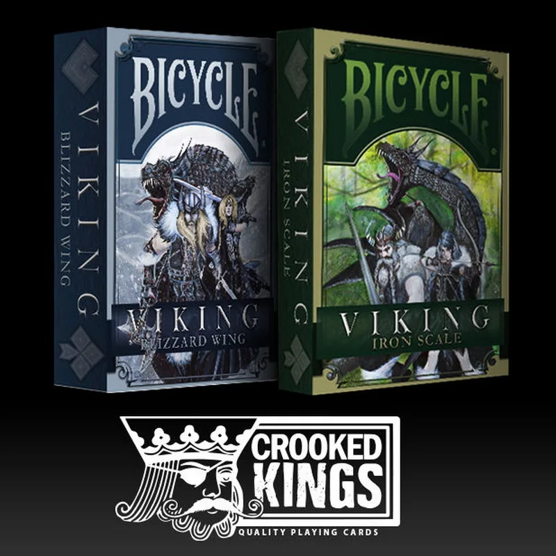 

1 Pcs Bicycle Viking Iron Scale Playing Cards Poker Size Luxury Deck Custom Limited Edition New Sealed Magic Props Magic Tricks