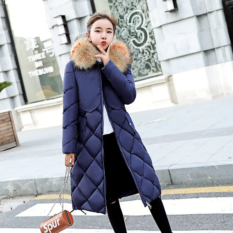 OMCHION Chaqueta Mujer 2018 большая зимняя куртка из искусственного меха женское утепленное
