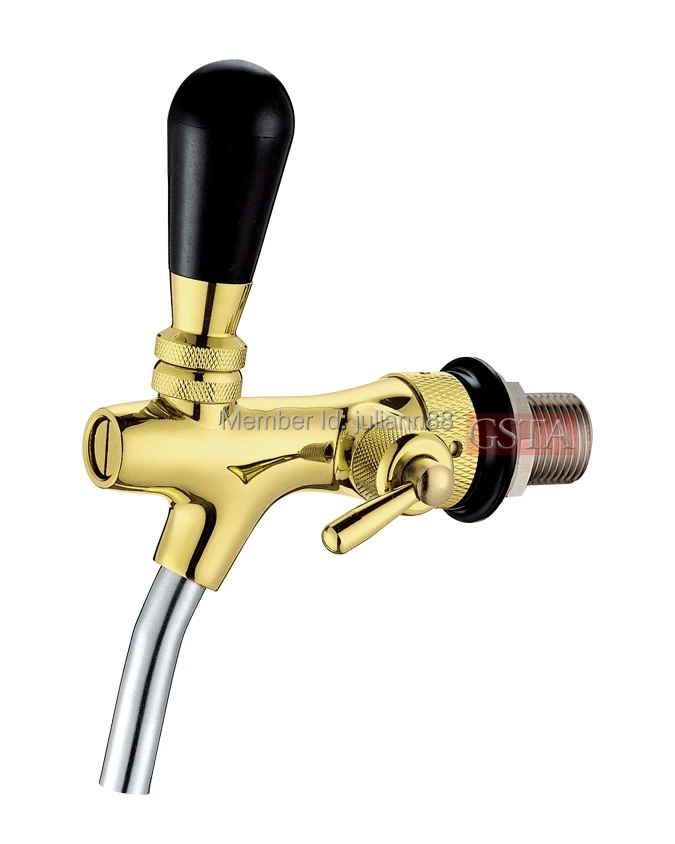 SECFOU Beer Keg Tap Dispenser Replacement Spout Water Faucet For Bar Sink Reusable And Leakproof Design