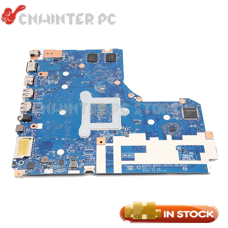 New NOKOTION DG421 DG521 DG721 NM-B242 For Lenovo IdeaPad 520-15IKB laptop motherboard 5B20N98441 i7-75