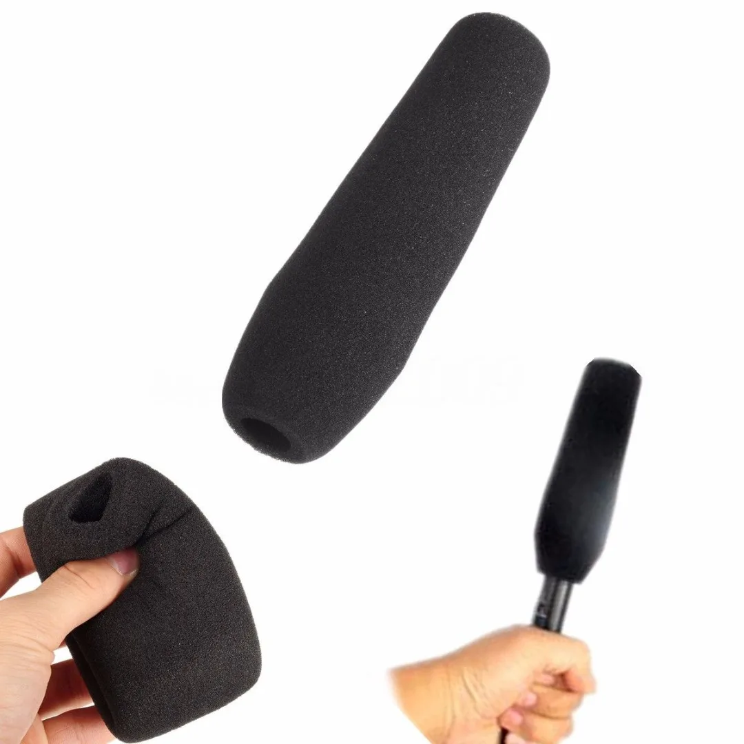 Mayitr 21.5CM Microphone Windscreen Windshield Sponge Foam Cover for Video Camera Condenser for Sony Interview Mic