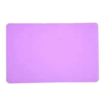 

Rectangle Silicone Nonslip Purple Mouse Pad Mat for Laptop
