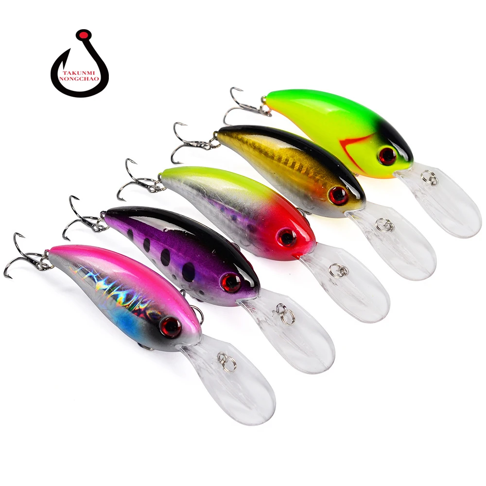  Fish 3D Eye Wobbler Fishing Lure 10cm 14.2g Swimbait pesca Crazy Wobble Crankbait Swimming Bait Fis