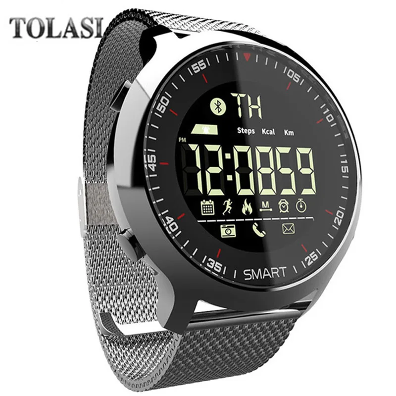 

2018 New Sport Watch Bluetooth Waterproof Men Smart Watch Digital Ultra-long Standby Support Call And SMS Reminder SmartWatch