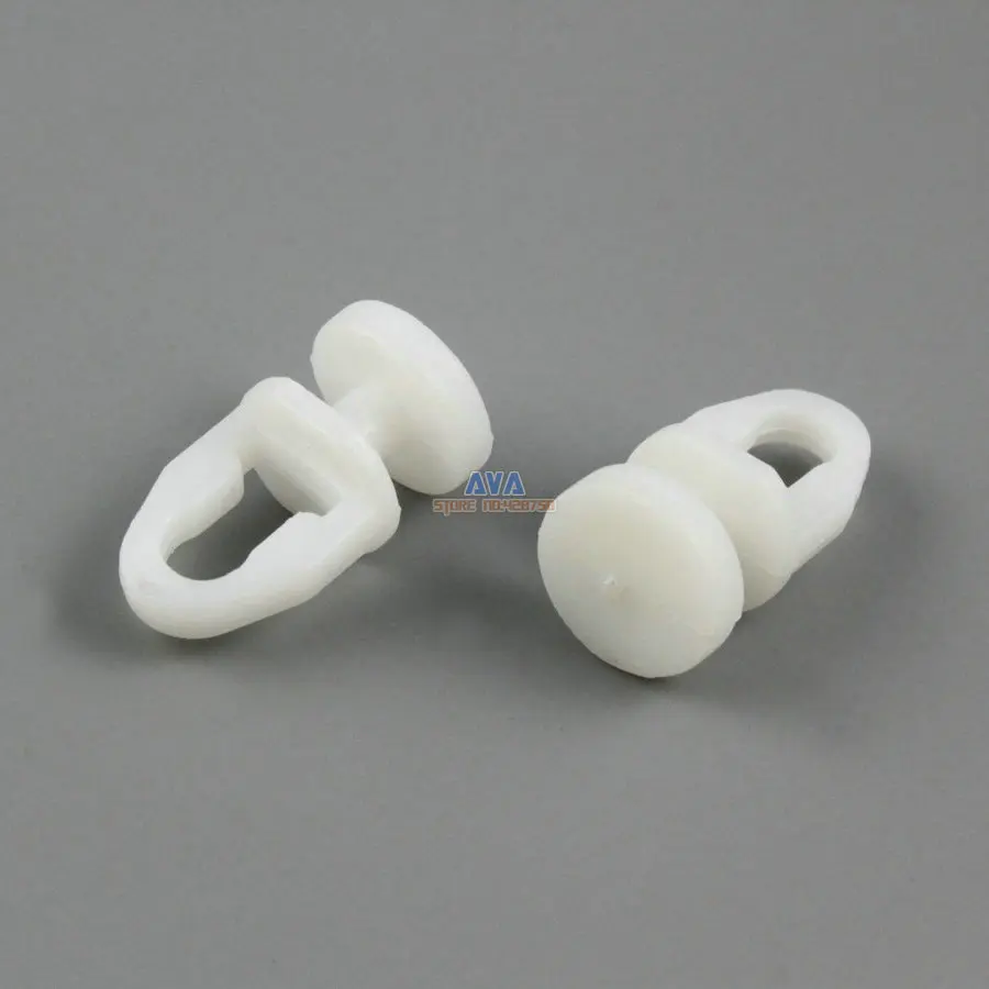 Curtain Track Roller Curtain Track Slide Gliders 11x20mm 200 Pieces