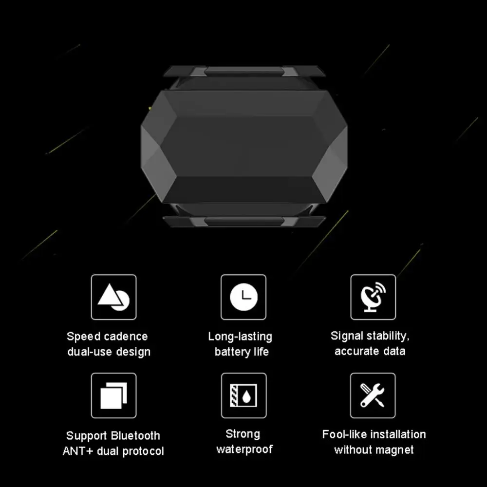 Высокое качество Bluetooth беспроводной ANT+ беспроводной датчик частоты вращения спидометр для велосипеда ANT для компьютера велосипеда