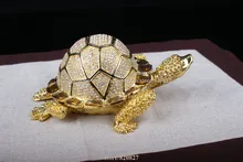 Middle Size turtle jewelry box metal Jewellery Trinket Box small Turtle Shape Lovely Jewelry Box Sea