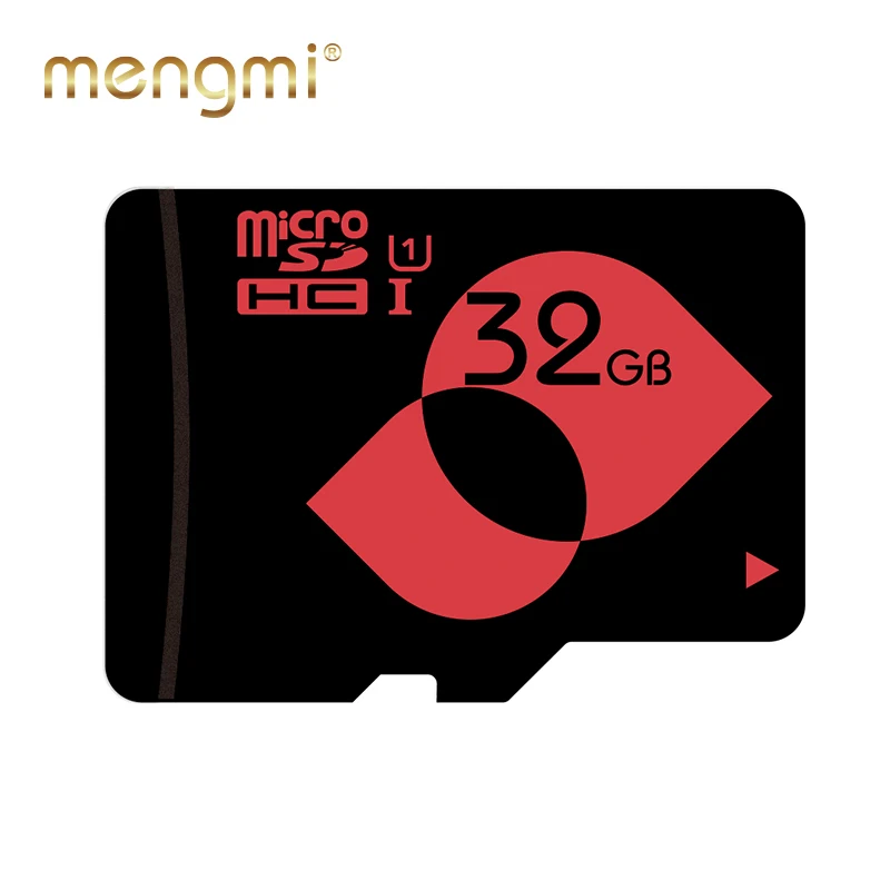 Карта памяти MENGMI microSDHC класса 10 32 Гб TF/Flash Card UHS-I (U1/U3) micro SD карта с бесплатным адаптером для Kindle/Dash камеры