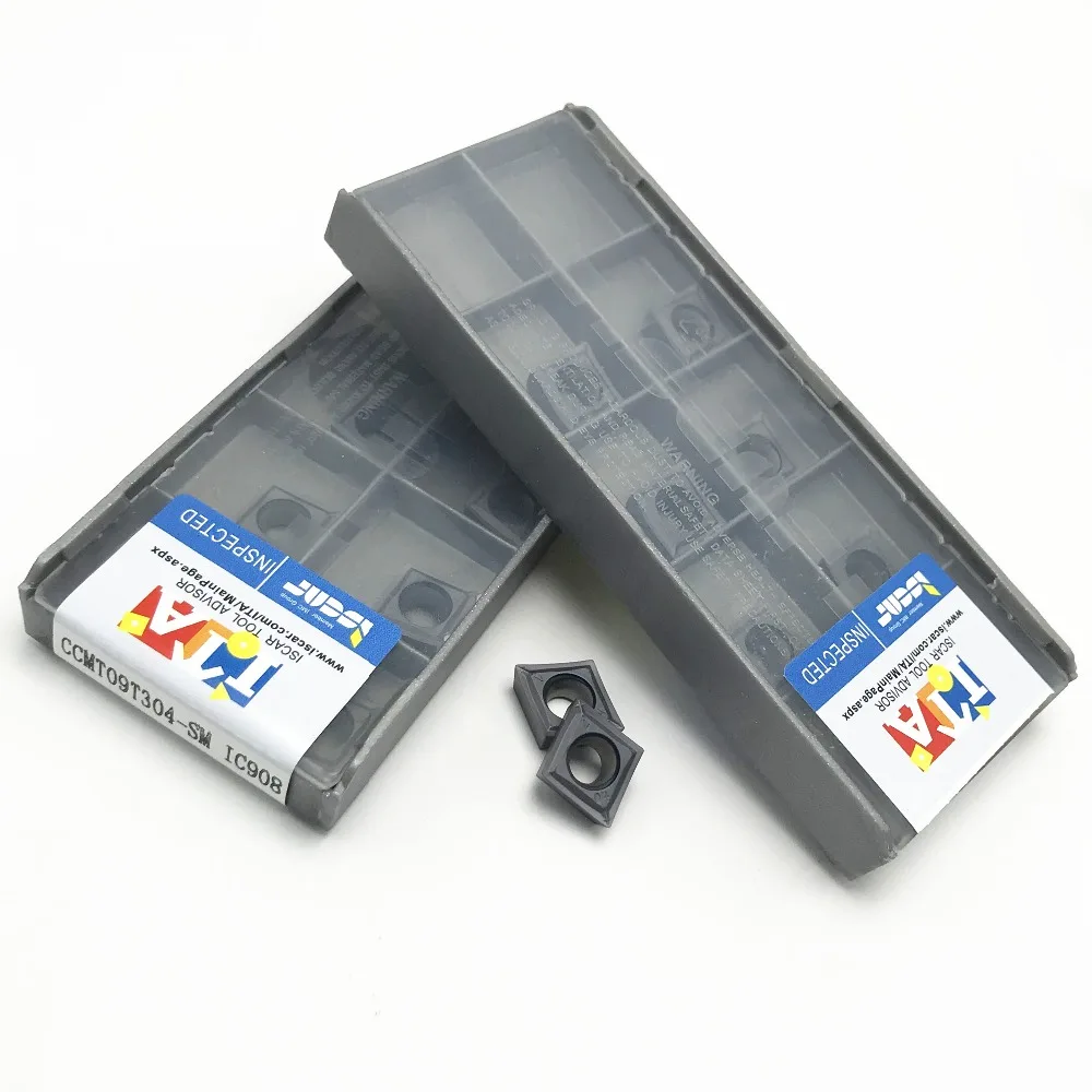 

10pcs CCMT09T304 SM IC907 / IC908 32.51 Internal Turning Tools Carbide inserts Lathe cutter Cutting Tool CNC Tools Tokarnyy amw